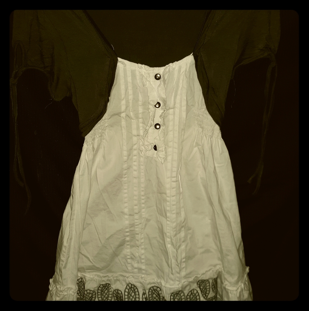 Cropped vest dress